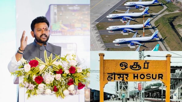ஓசூர் விமான நிலைய திட்டத்திற்கு கிரீன் சிக்னல்?? அமைச்சர் ராம் மோகன் நாயுடு வெளியிட்ட குட் நியூஸ்!!