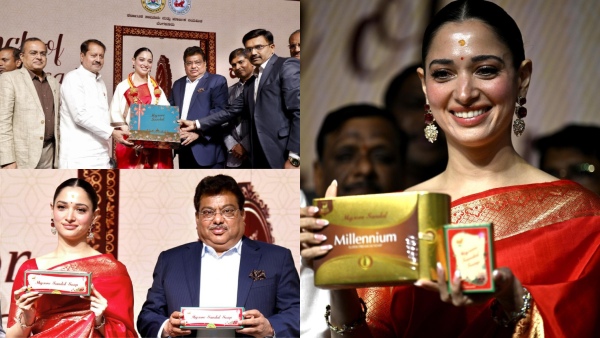 கர்நாடகா அரசியலில் புயலை கிளப்பிய தமன்னா..!! எல்லாம் மைசூர் சாண்டல் செய்யும் வேலை..!!