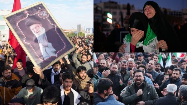 ஈரான் தலைவர் கமேனி படுகொலை: சூறையாடப்பட்ட அமெரிக்க தூதரகங்கள்..!! தீவிரமடையும் மோதல்..!! ஈரான் தலைவர் கமேனி படுகொலை: சூறையாடப்பட்ட அமெரிக்க தூதரகங்கள்..!! தீவிரமடையும் மோதல்..!!