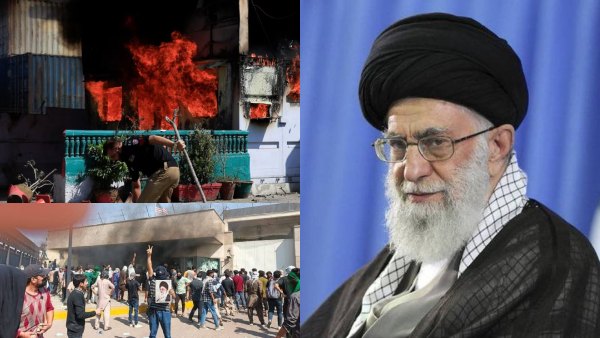 ஈரான் தலைவர் கமேனி படுகொலை: சூறையாடப்பட்ட அமெரிக்க தூதரகங்கள்..!! தீவிரமடையும் மோதல்..!! ஈரான் தலைவர் கமேனி படுகொலை: சூறையாடப்பட்ட அமெரிக்க தூதரகங்கள்..!! தீவிரமடையும் மோதல்..!!