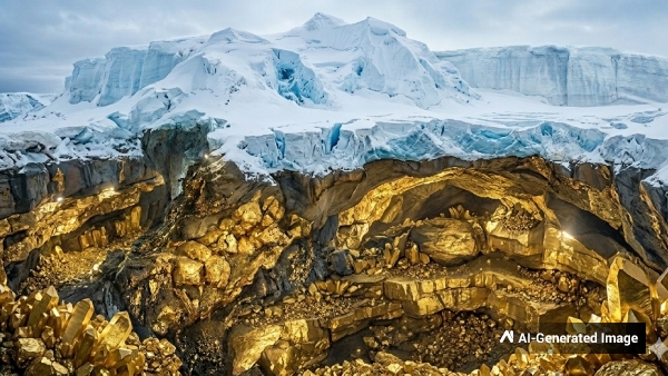 அண்டார்டிகாவில் மறைந்து கிடக்கும் தங்கப் புதையல்!! இந்த நாடுகளுக்கெல்லாம் ஜாக்பாட்!!