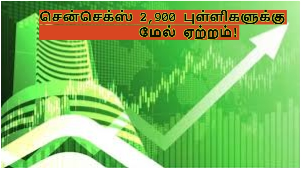 சென்செக்ஸ், நிஃப்டி அதிரடி ஏற்றம்! ஒரே நாளில் 17 லட்சம் கோடி லாபம்..கொண்டாட்டத்தில் முதலீட்டாளர்கள்