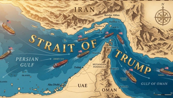 ஈரான் போர் அப்டேட்: ஹார்முஸ் ஜலசந்தியின் பெயரை மாற்றி டிரம்ப் அலப்பறை..!! 