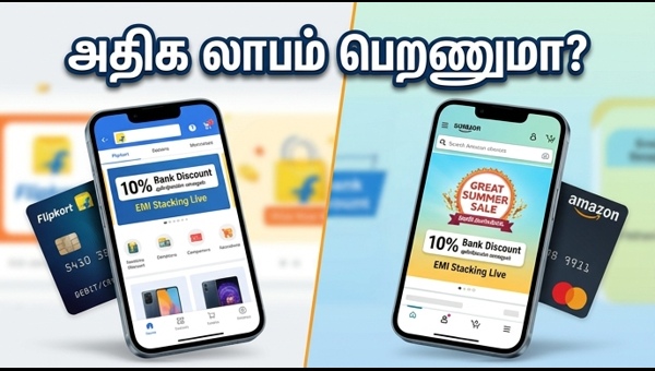 பிளிப்கார்ட் Vs அமேசான்: சம்மர் சேல் அதிரடி சலுகைகள்