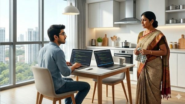 படிச்ச படிப்புக்கே வேலை இல்ல! ஆனா ரூ.44,000 சம்பளம் பெறும் ஹவுஸ் ஹெல்பர்! வாயடைத்து போன IT ஊழியர்! 
