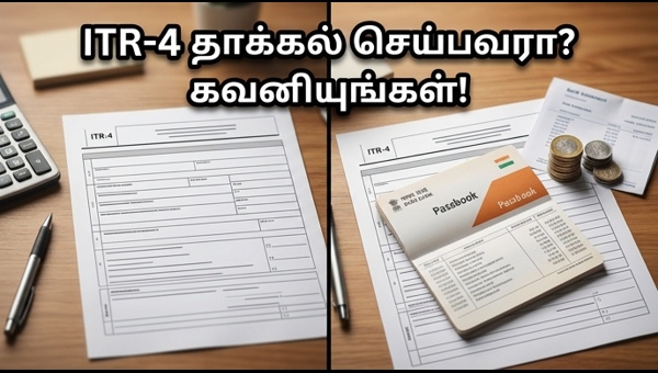 ITR-4 படிவத்தில் புதிய கட்டாய வங்கி விதி
