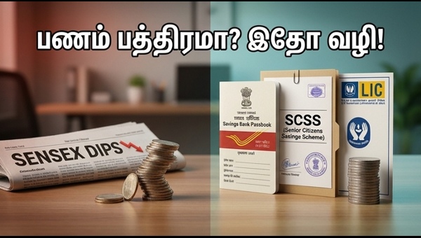 பங்குச்சந்தை சரிவு: பாதுகாப்பான முதலீட்டுத் திட்டங்கள்