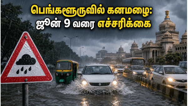 பெங்களூருவில் கனமழை: ஜூன் 9 வரை எச்சரிக்கை! பெங்களூருவில் கனமழை: ஜூன் 9 வரை எச்சரிக்கை!