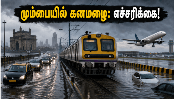 மும்பையில் கனமழை: IMD மஞ்சள் எச்சரிக்கை விழிப்புணர்வு