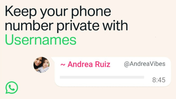 Whatsapp பயன்படுத்த இனி போன் நம்பரே தேவையில்லை!! வந்துவிட்டது UserName..!!