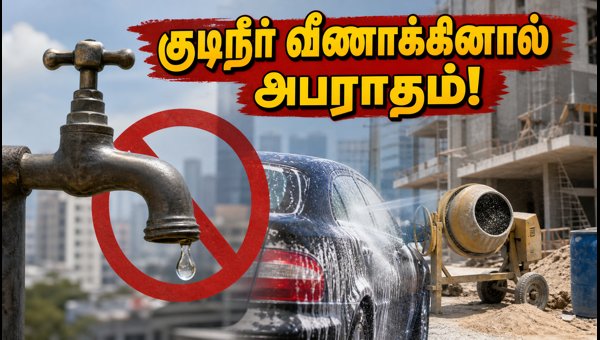 பெங்களூருவில் குடிநீர் பயன்பாட்டிற்கு கடும் தடை! பெங்களூருவில் குடிநீர் பயன்பாட்டிற்கு கடும் தடை!