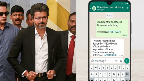 விஜய் அரசின் அடுத்த அதிரடி.. அதிகாரிகள் மீது லஞ்சம் புகார் அளிக்க வாட்ஸ் அப் எண் அறிவிப்பு..!! விஜய் அரசின் அடுத்த அதிரடி.. அதிகாரிகள் மீது லஞ்சம் புகார் அளிக்க வாட்ஸ் அப் எண் அறிவிப்பு..!!