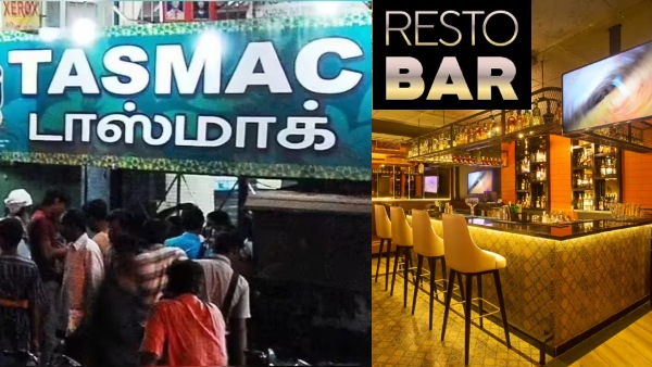 தமிழ்நாட்டில் ரெஸ்டோ பார்.. TASMAC எடுக்கும் புதிய அஸ்திரம்.. உணவு + மதுபானம்! தமிழ்நாட்டில் ரெஸ்டோ பார்.. TASMAC எடுக்கும் புதிய அஸ்திரம்.. உணவு + மதுபானம்!