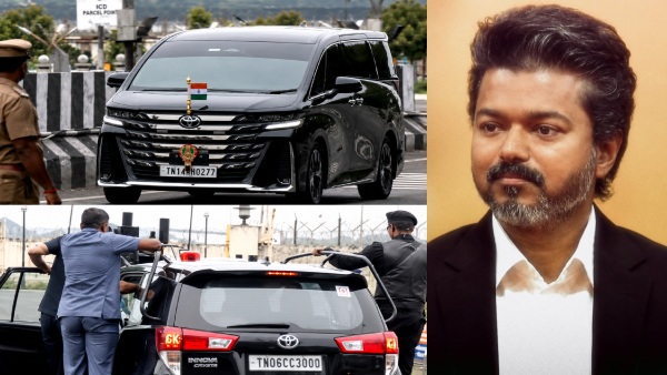 கருப்பு காரில் வந்த விஜய் + கான்வாய்.. கரூர் சந்திப்பின் முழு பிளான்.. தனி விமானத்தில் திருச்சி..! கருப்பு காரில் வந்த விஜய் + கான்வாய்.. கரூர் சந்திப்பின் முழு பிளான்.. தனி விமானத்தில் திருச்சி..!