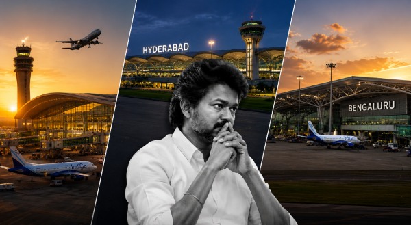 பரந்தூர் எபெக்ட் இப்பவே தெரியுதே.. 5வது இடத்தில் தத்தளிக்கும் சென்னை விமான நிலையம்! பரந்தூர் எபெக்ட் இப்பவே தெரியுதே.. 5வது இடத்தில் தத்தளிக்கும் சென்னை விமான நிலையம்!