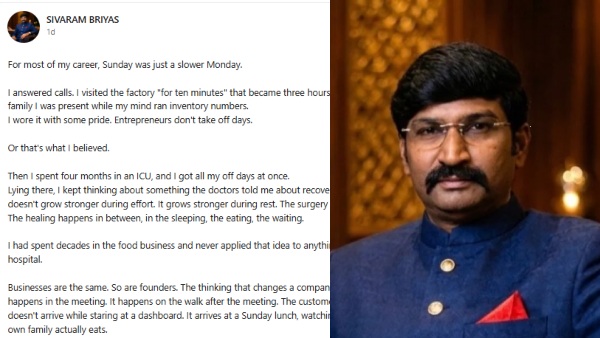 லீவே எடுக்காமல் வேலை; 4 மாசம் ICU-இல் இருந்தது தான் மிச்சம்: ஸ்டார்ட் அப் நிறுவனர் புலம்பல்!!  