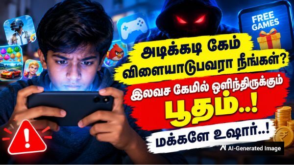 அடிக்கடி கேம் விளையாடுபவரா நீங்கள்? இலவச கேமில் ஒளிந்திருக்கும் பூதம்..! மக்களே உஷார்..!