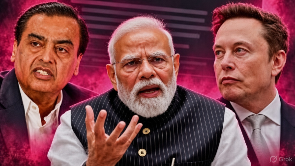 பிரதமர் அம்பானி.. டிவிட்டரில் எலான் மஸ்க் - முகேஷ் அம்பானி சேர்ந்து நடத்திய நாடகம்! மோடி அரசுக்கு நெருக்கடியா? பிரதமர் அம்பானி.. டிவிட்டரில் எலான் மஸ்க் - முகேஷ் அம்பானி சேர்ந்து நடத்திய நாடகம்! மோடி அரசுக்கு நெருக்கடியா?