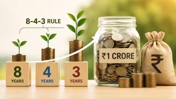 ரூ.1 கோடி இலக்கை அடைய உதவும் 8-4-3 விதி..!! மியூச்சுவல் ஃபண்டு முதலீட்டாளர்களே கவனம்..!!