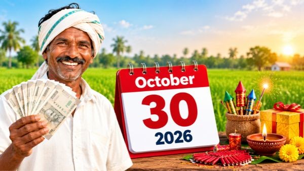 தீபாவளி கிஃப்டாக வரும் ரூ.2000.. அக்டோபர் 30-ஆம் தேதி விவசாயிகளுக்கு காத்திருக்கும் சர்ப்ரைஸ்! தீபாவளி கிஃப்டாக வரும் ரூ.2000.. அக்டோபர் 30-ஆம் தேதி விவசாயிகளுக்கு காத்திருக்கும் சர்ப்ரைஸ்!