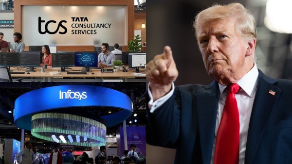 TCS, Infosys நிறுவனங்களுக்கு செக் வைத்த டிரம்ப்.. ஐடி ஊழியர்களுக்கு பெரிய சிக்கல்..!! TCS, Infosys நிறுவனங்களுக்கு செக் வைத்த டிரம்ப்.. ஐடி ஊழியர்களுக்கு பெரிய சிக்கல்..!!