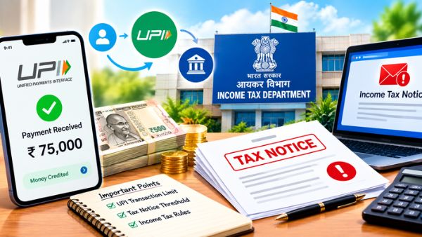 UPI மூலம் அதிக தொகை அக்கவுண்டுக்கு வந்தால் நோட்டீஸ் வருமா? வருமான வரித்துறையின் வரம்பு என்ன? UPI மூலம் அதிக தொகை அக்கவுண்டுக்கு வந்தால் நோட்டீஸ் வருமா? வருமான வரித்துறையின் வரம்பு என்ன?