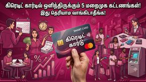 கிரெடிட் கார்டில் ஒளிந்திருக்கும் 5 மறைமுக கட்டணங்கள்! இது தெரியாம வாங்கிடாதீங்க!