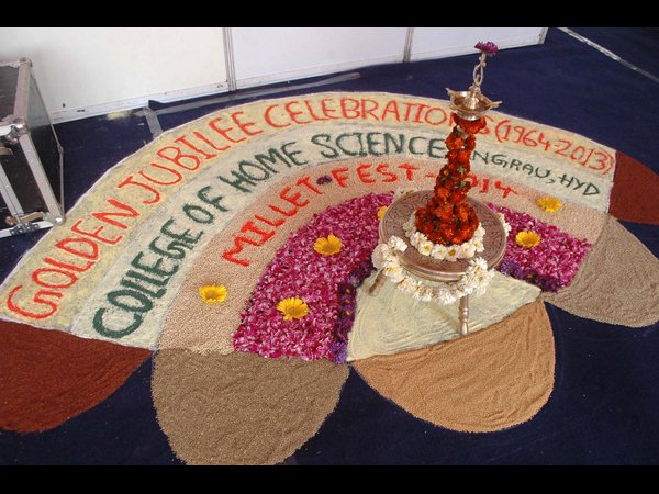 చిరుధాన్యాల అలంకరణ చిరుధాన్యాల అలంకరణ