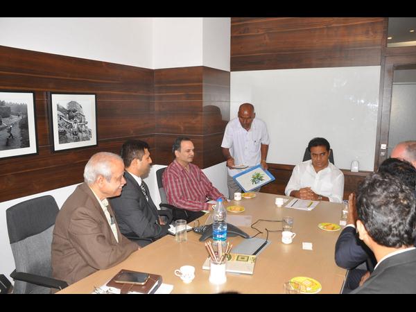 Minister KTR promises to Tishman speyer