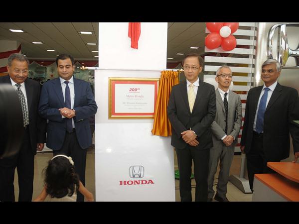  భారత్‌లో 200వ షోరూమ్ ‘మెట్రో హోండా'
