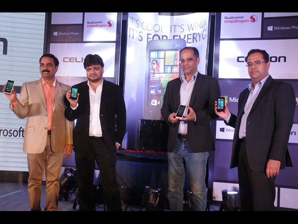  సెల్‌కాన్ నుంచి విండోస్ ఫోన్లు