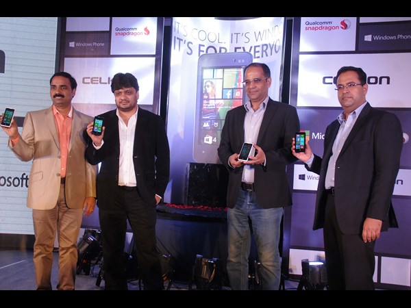  సెల్‌కాన్ నుంచి విండోస్ ఫోన్లు