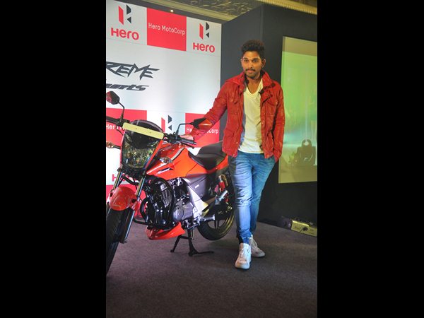  హీరో గ్లామర్ బైక్ అంటే ఎంతో ఇష్టం: అల్లు అర్జున్