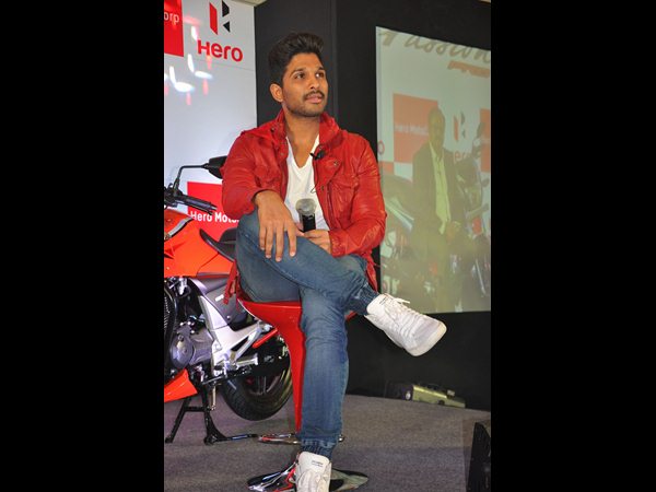  హీరో గ్లామర్ బైక్ అంటే ఎంతో ఇష్టం: అల్లు అర్జున్