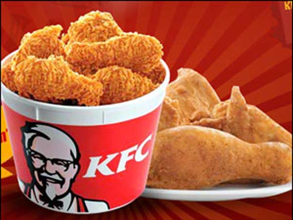 రైలులో కెఎఫ్‌సి భోజనం