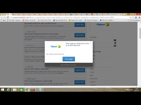 ఫ్లిప్‌కార్ట్ సేల్ 2016: టాప్ 10 అత్యుత్తమ ఆఫర్లు