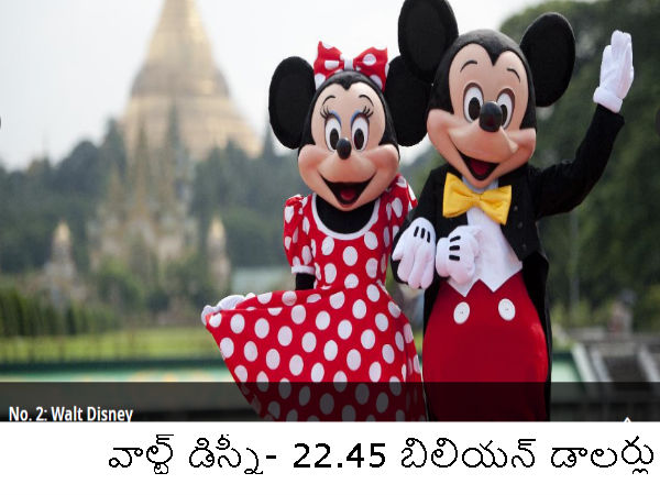 2. వాల్ట్ డిస్నీ 