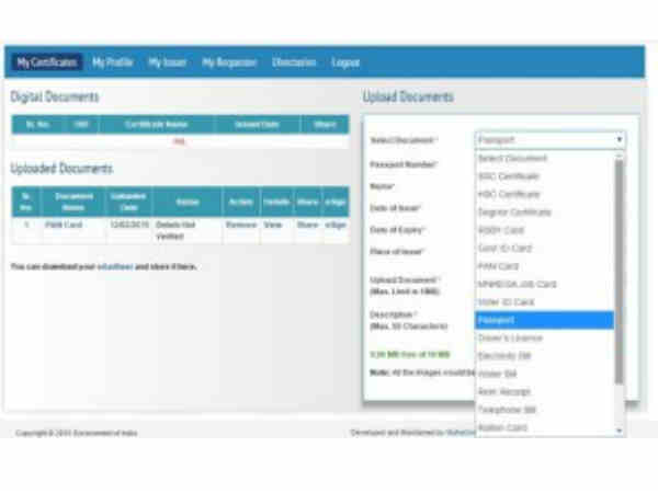 6. జారీ చేసిన వారు(My Issuer)