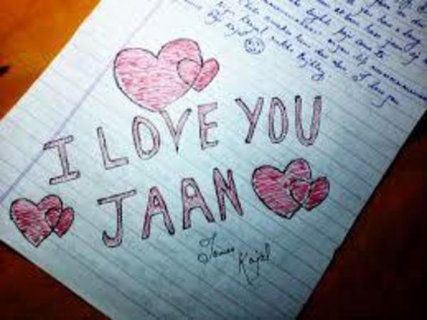 9.ప్రేమ లేఖలను వ్రాయండి: