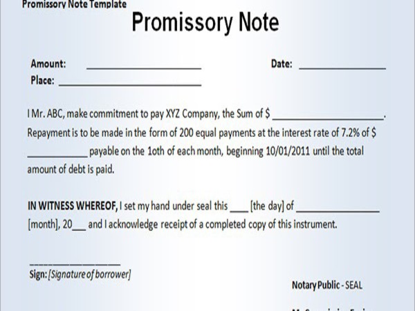 ప్రామిసరీ నోట్ అంటే