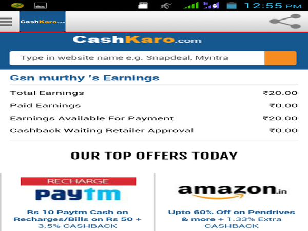 10.క్యాష్ కారో (cash karo):