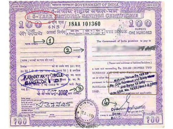 నేషనల్ సేవింగ్స్ సర్టిఫికేట్లు (ఎన్ ఎస్ సి)