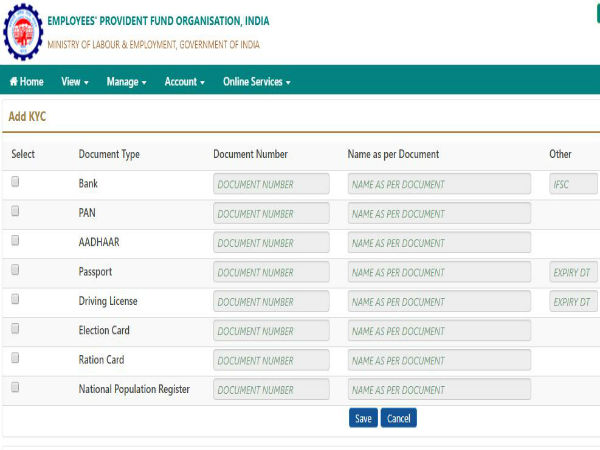 4. కేవైసీ వివరాల: 4. కేవైసీ వివరాల:
