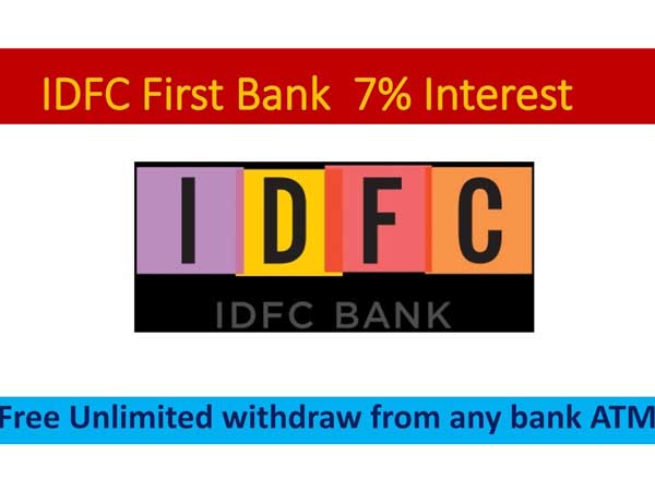 IDFC First Bank సేవింగ్ అకౌంట్