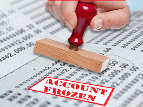 కంపెనీల బ్యాంకు ఖాతాలూ ఫ్రీజ్...