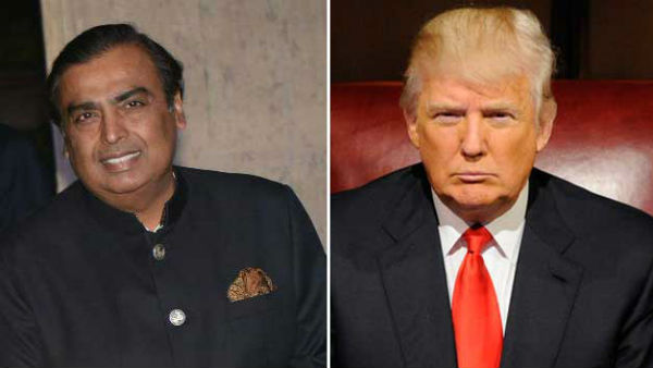 అంబానీపై ట్రంప్ ప్రశంసలు