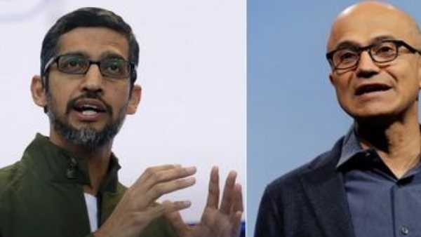 సుందర్ పిచాయ్, సత్య నాదెళ్ల..