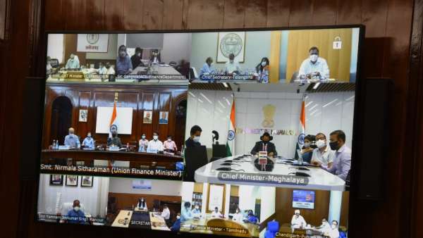 44th GST Council meeting: Finance Minister Nirmala Sitharaman chairs via video conferencing