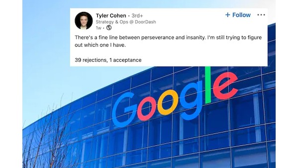 గూగుల్ లో ఉద్యోగం కోసం..