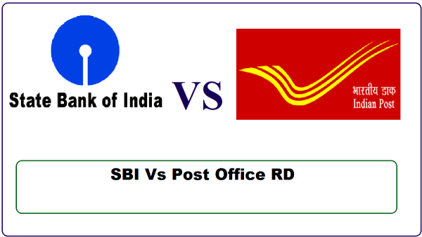 Which scheme is better in SBI and Post Office Recurring Deposit?